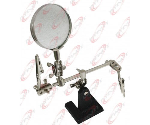 2x Optical Helping Hand Soldering Stand Magnifier Magnifying Jig Hands Free